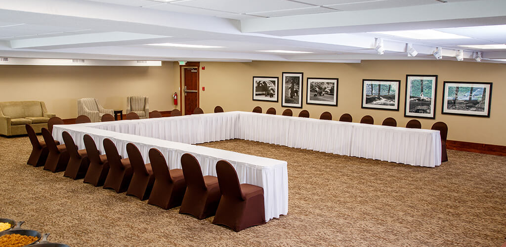 event room at greystone lodge