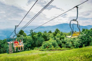 Ober aerial tramway in Gatlinburg TN