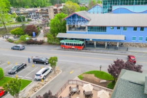 trolley near hotel